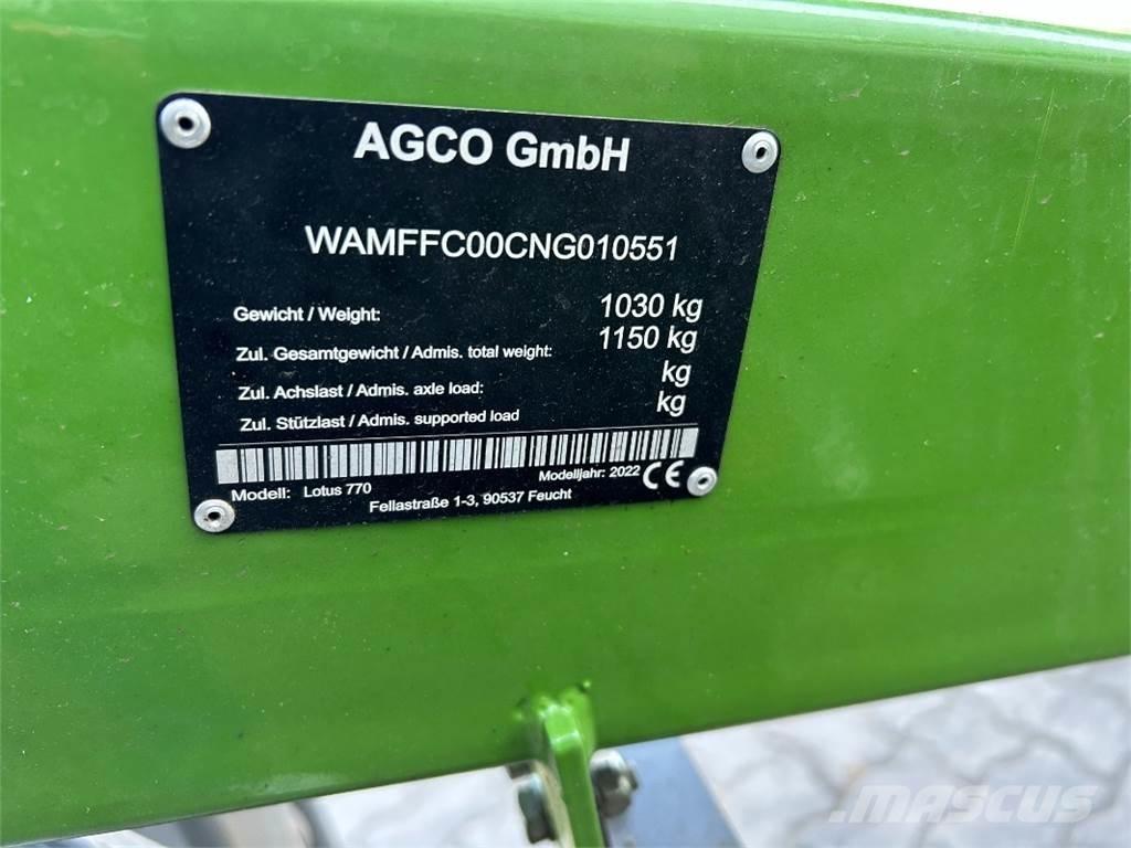 Fendt Lotus 770 Schudders