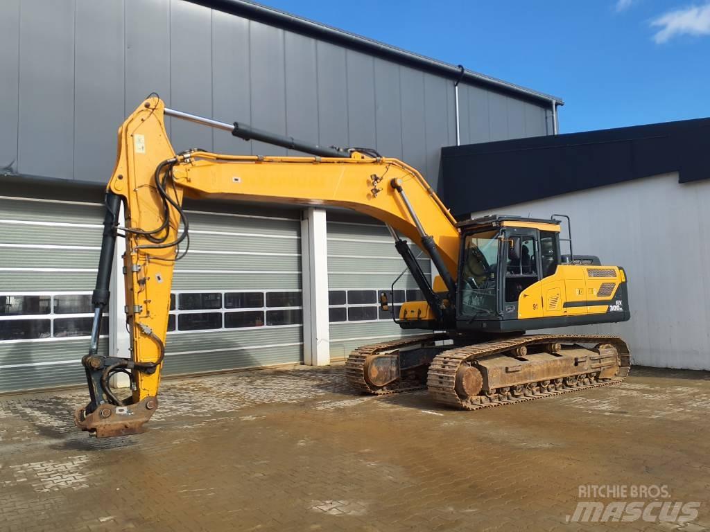 Hyundai HX 300 L Rupsgraafmachines