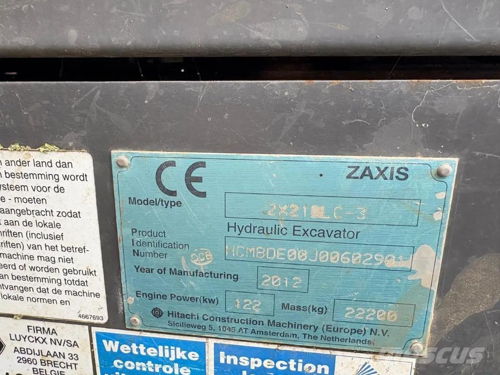 Hitachi ZX210LC-3 Rupsgraafmachines