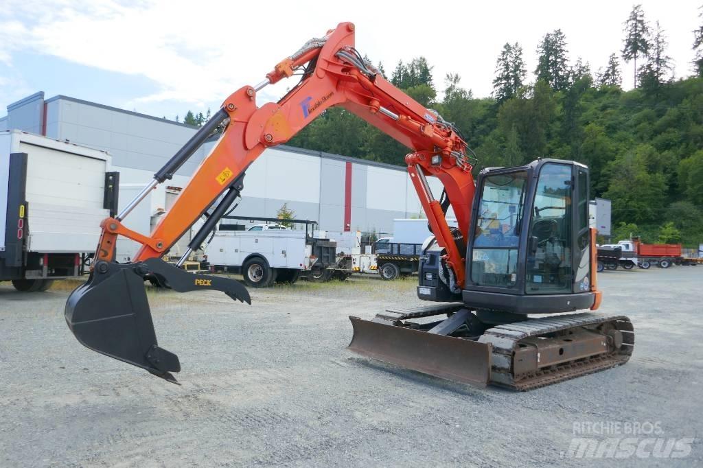 Hitachi zx75ur-5B Rupsgraafmachines