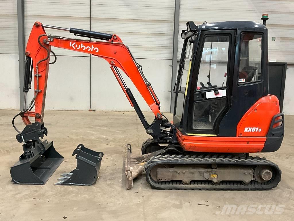Kubota KX 61-3 Minigraafmachines < 7t