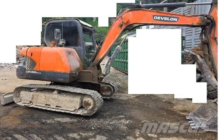Doosan DX55 Minigraafmachines < 7t