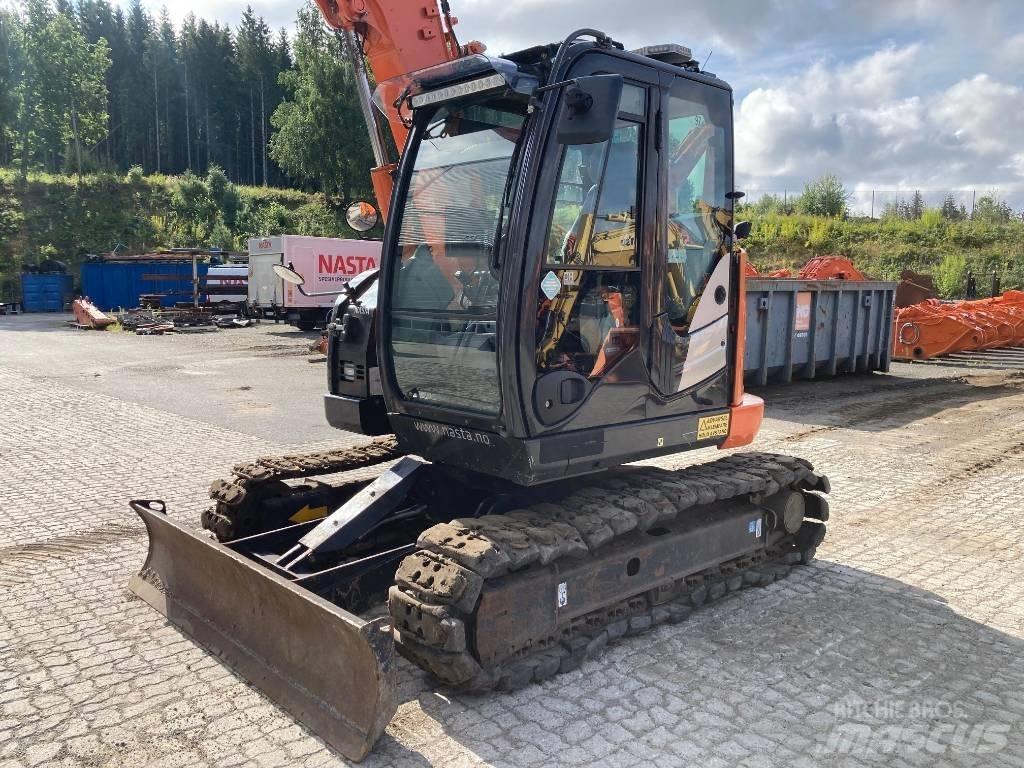 Hitachi ZX 85 US-5 Midigraafmachines 7t - 12t