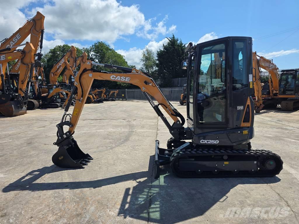 CASE CX25D Minigraafmachines < 7t
