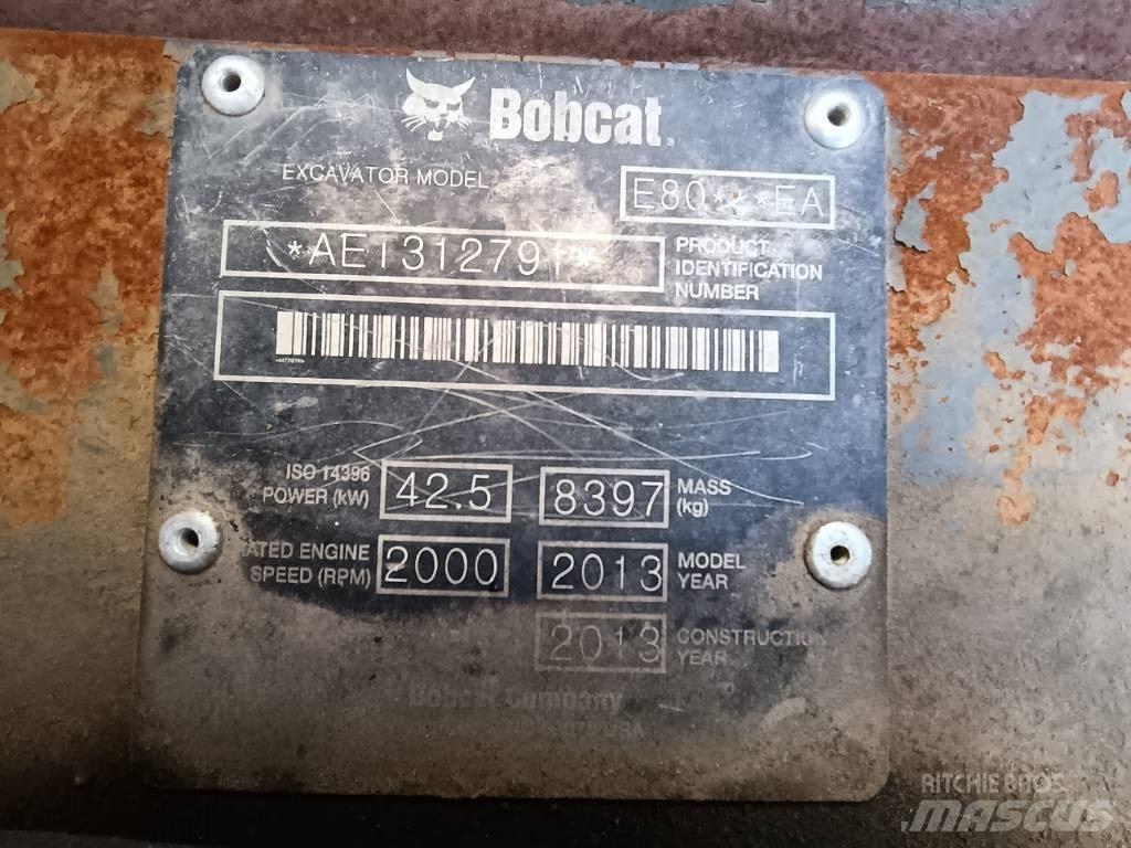 Bobcat E 80 EA Midigraafmachines 7t - 12t