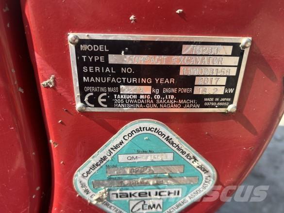 Takeuchi TB230 Bouw - Overige
