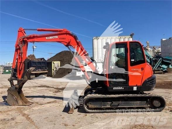 Kubota KX080-3 Rupsgraafmachines