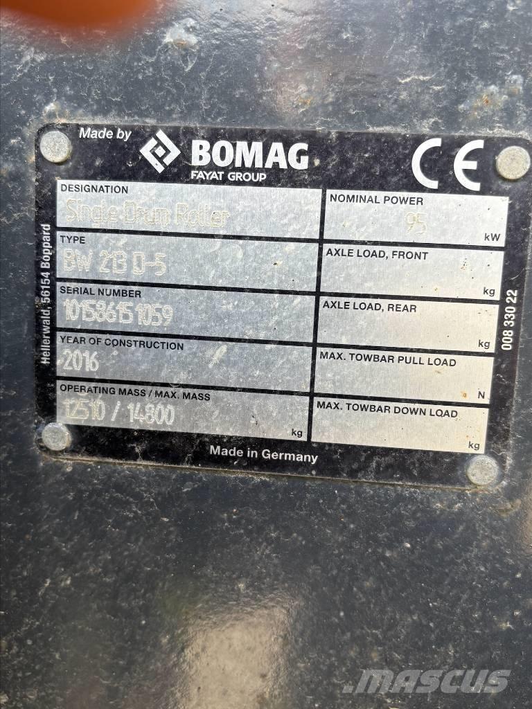 Bomag BW213D-5 Trilrolwalsen