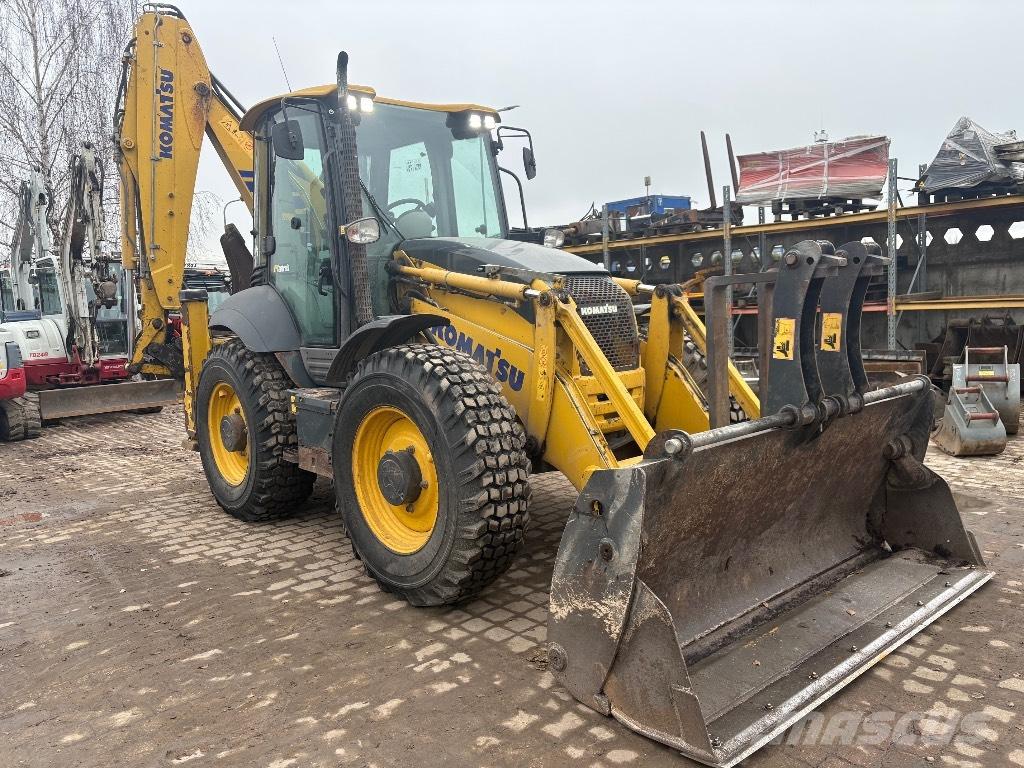 Komatsu WB 97 S Graaf-laadcombinaties