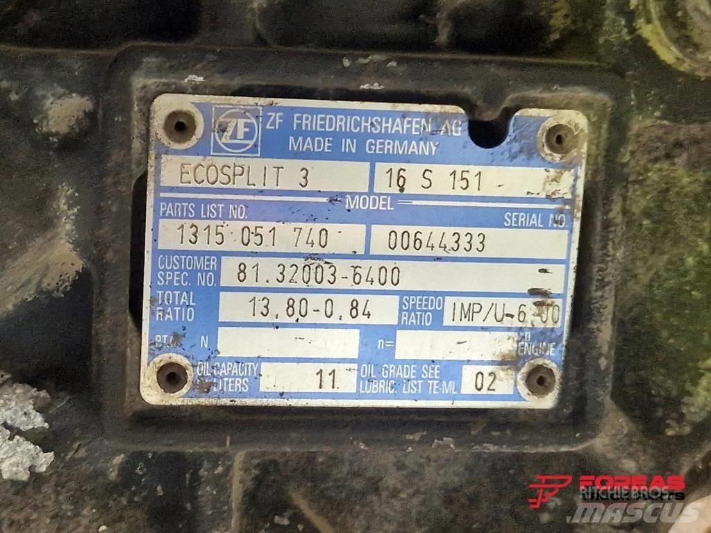 ZF ECOSPLIT 16S - 151 Versnellingsbakken