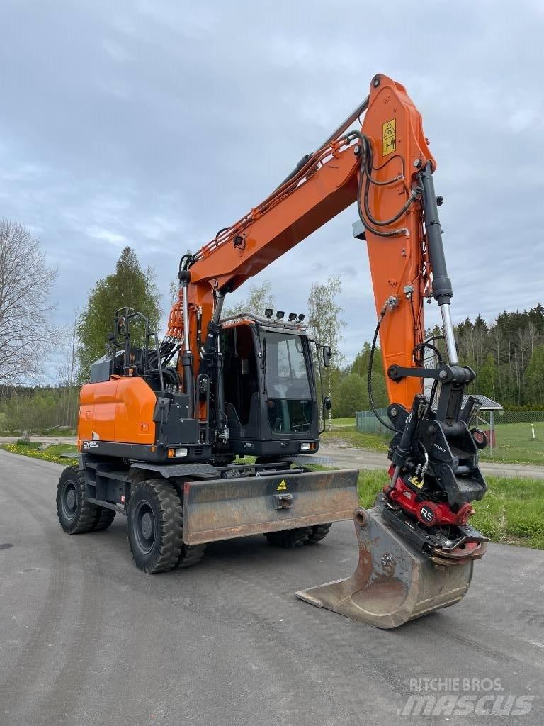 Doosan DX 165 W Wielgraafmachines
