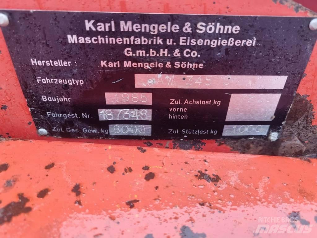 Mengele AW 345 c Opraapwagens
