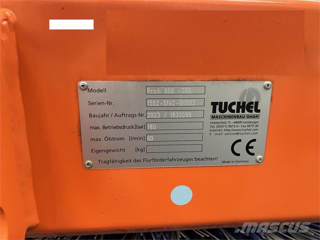 Tuchel Profi 660 Veegmachines