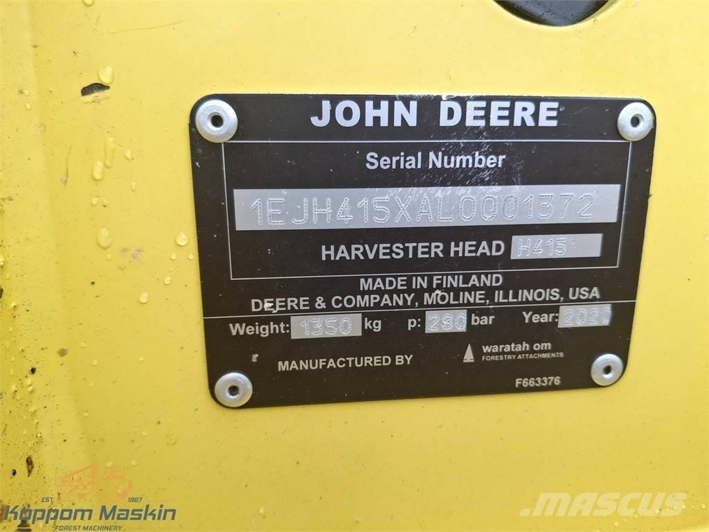 John Deere H415hd Boomvelkoppen