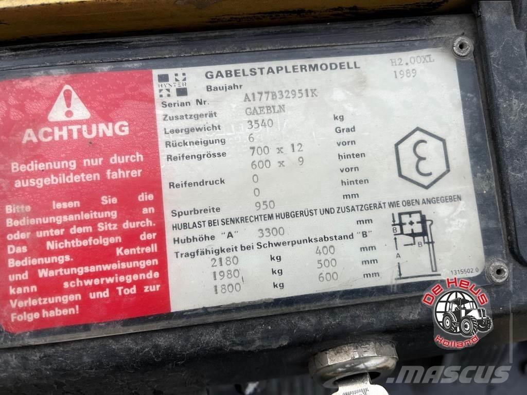 Hyster H2.00XL Heftrucks overige