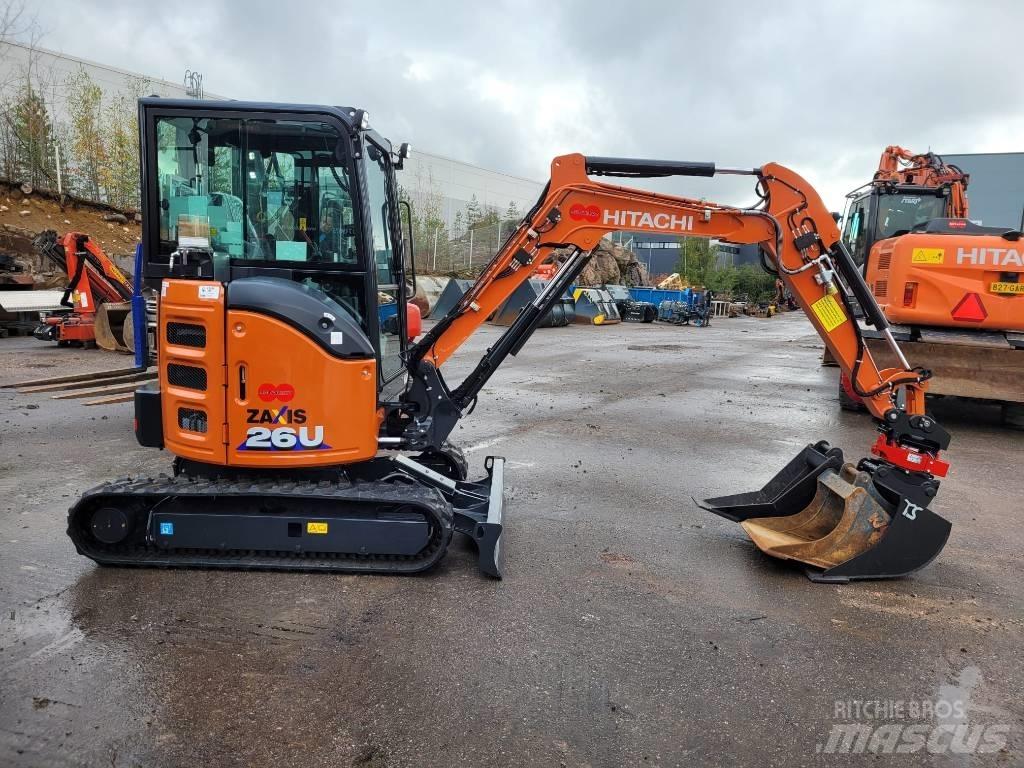 Hitachi ZX 26 U-6 Minigraafmachines < 7t