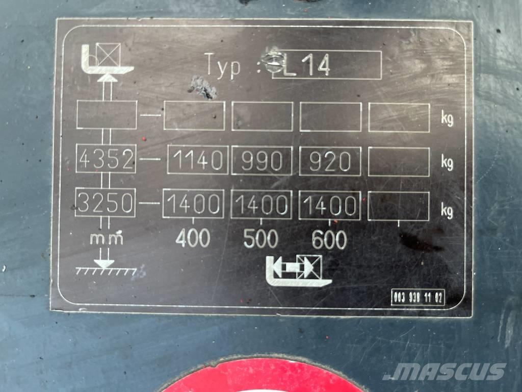 Linde L 14 V-3816 Zelfrijdende stapelaars