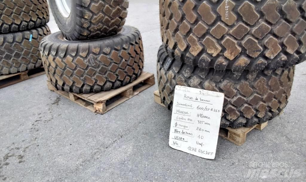 Alliance 600/55R26.5 Banden, wielen en velgen