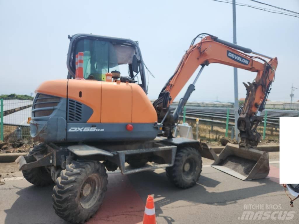 Doosan DX 55 W Wielgraafmachines