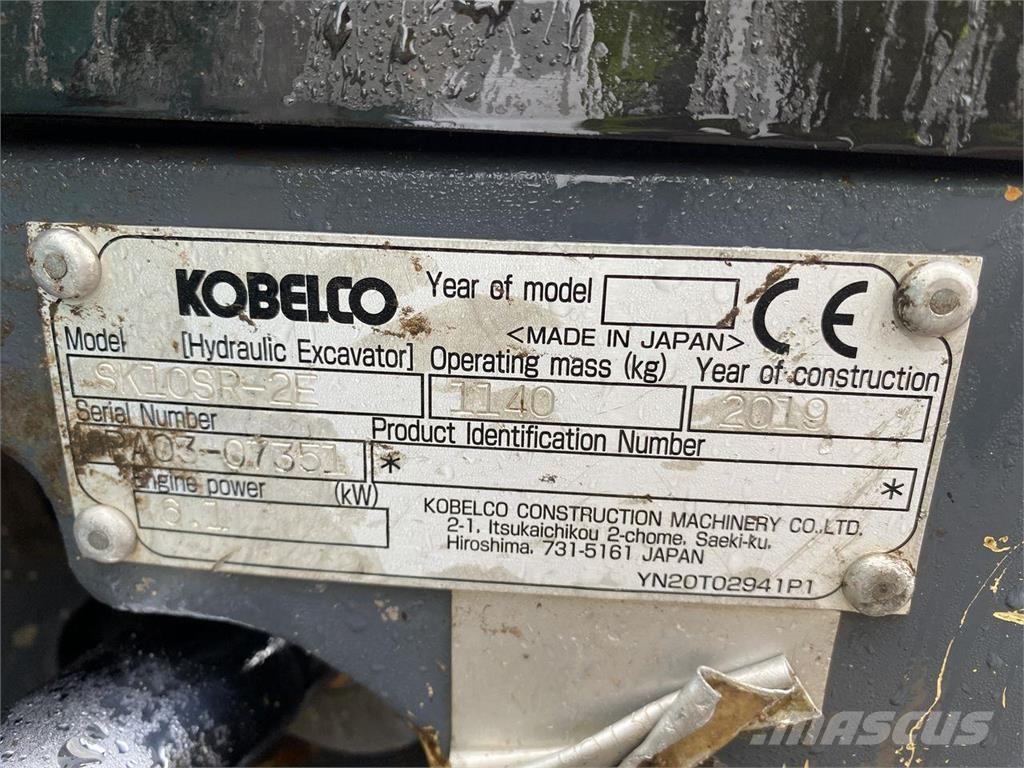 Kobelco SK10SR-2 Wielgraafmachines