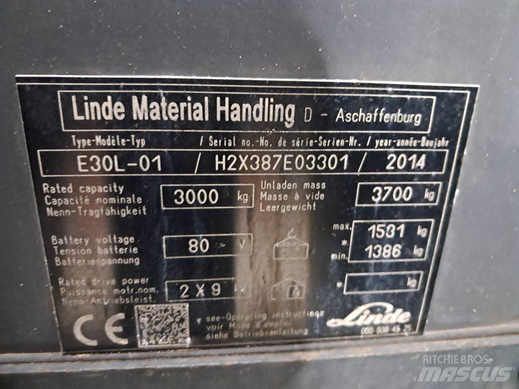 Linde E30L-01 Elektrische heftrucks