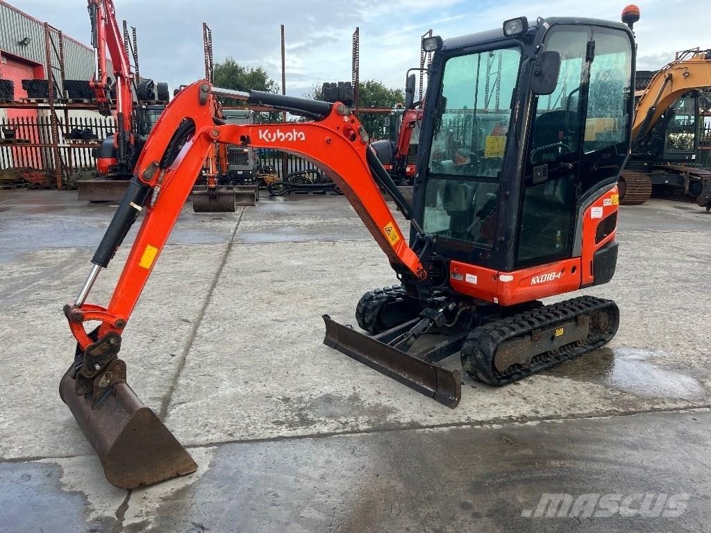 Kubota KX 018-4 Minigraafmachines < 7t