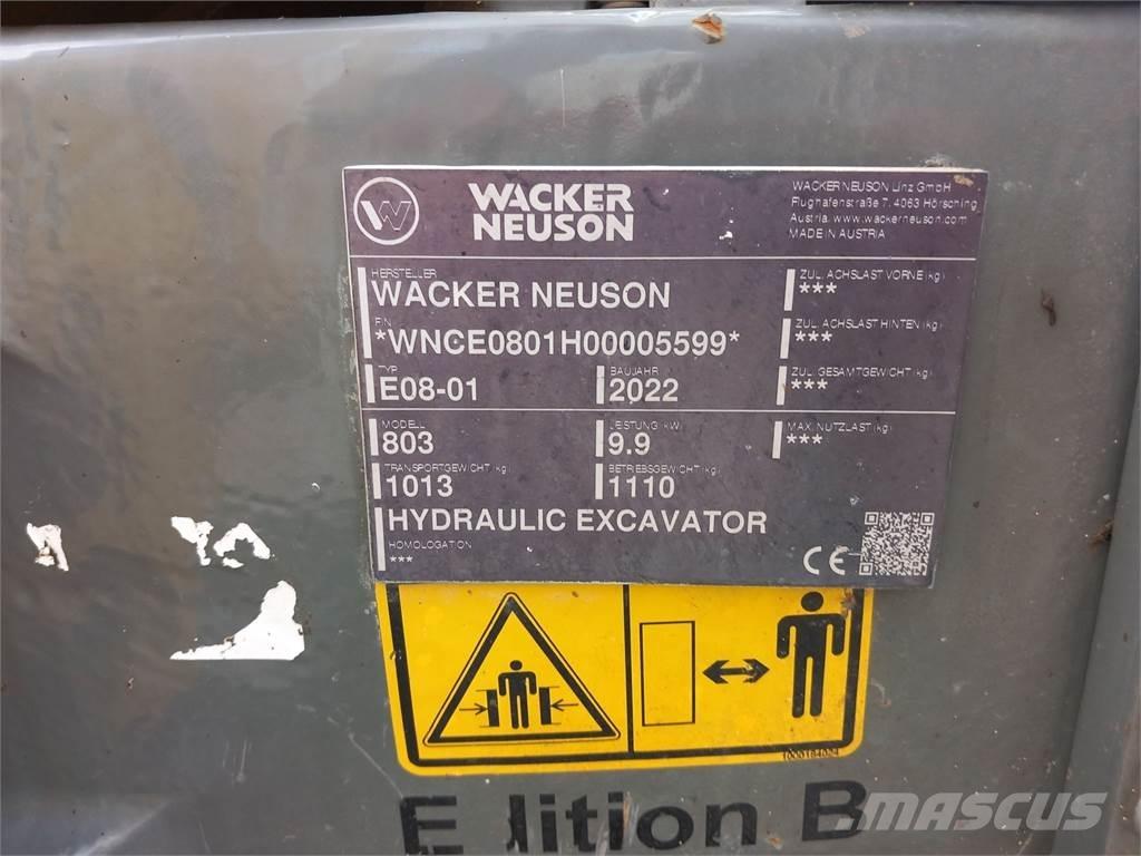 Wacker Neuson 803 Rupsgraafmachines