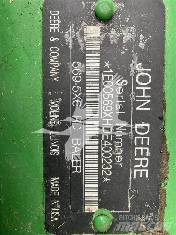 John Deere 569 Ronde-balenpersen