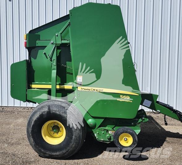 John Deere 569 Ronde-balenpersen