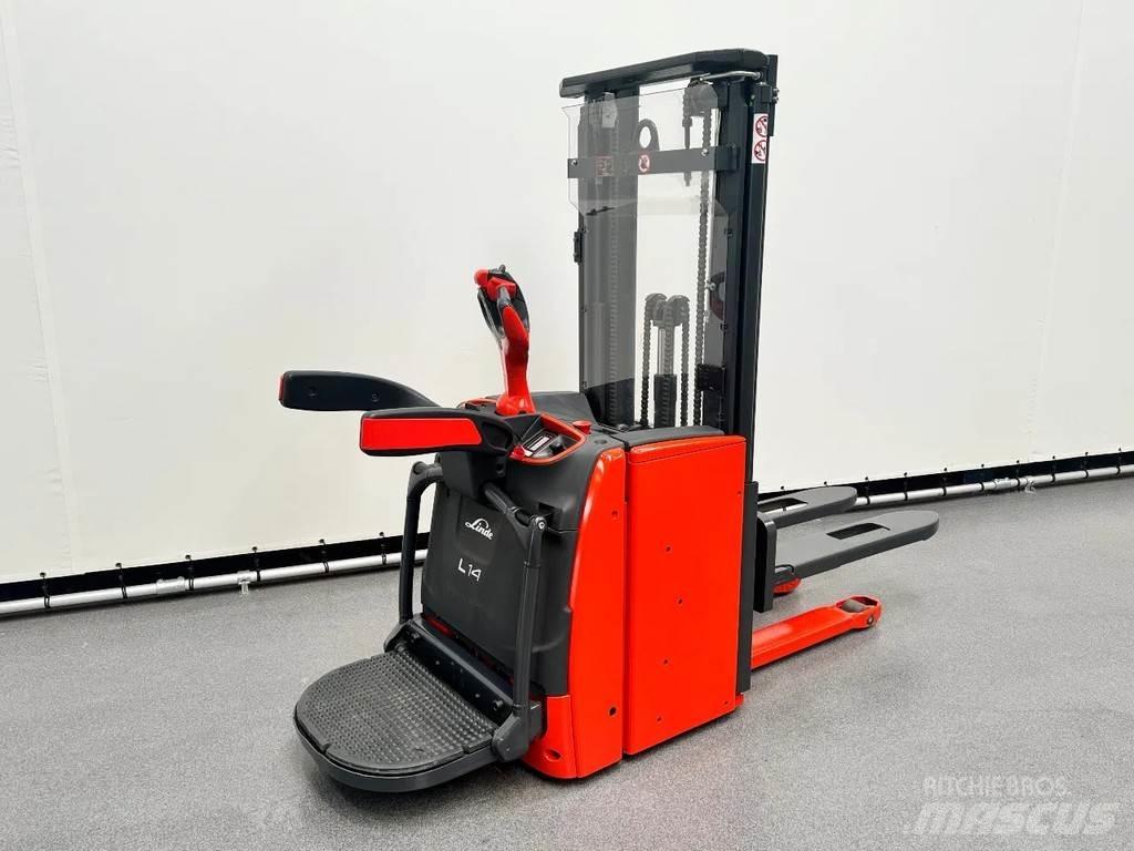 Linde L 14 AP Meeloop stapelaar