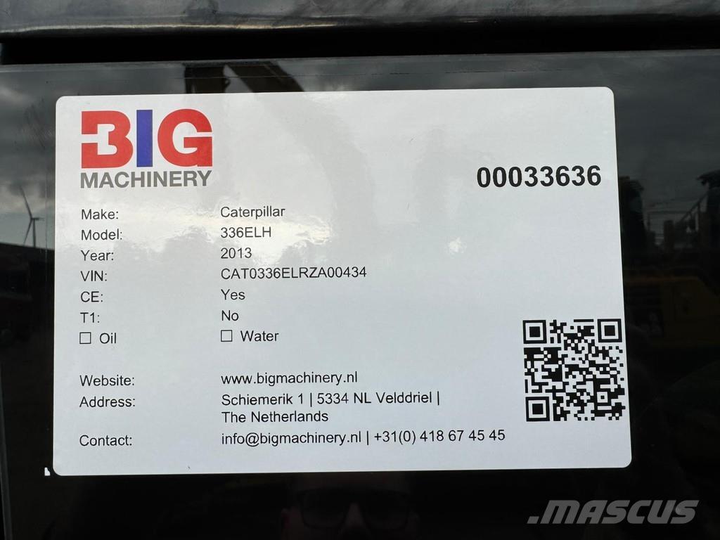 CAT 336ELH Rupsgraafmachines