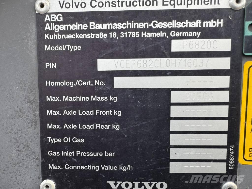 Volvo P 6820 C Asfaltafwerkmachines
