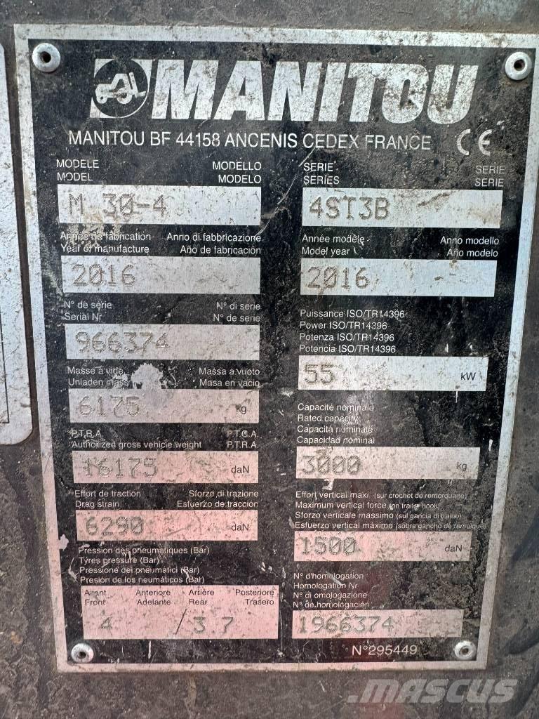Manitou M30-4 Diesel heftrucks