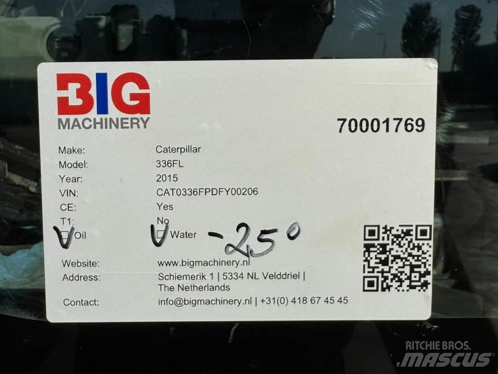 CAT 336FL XE Rupsgraafmachines