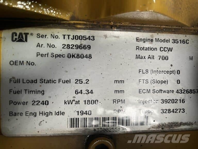 CAT 3516C Scheepsmotoren