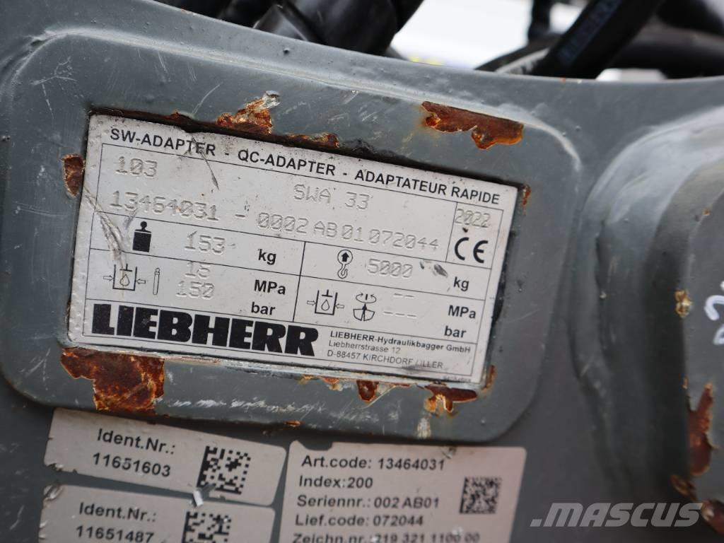 Liebherr SWA 33 Snelkoppelingen