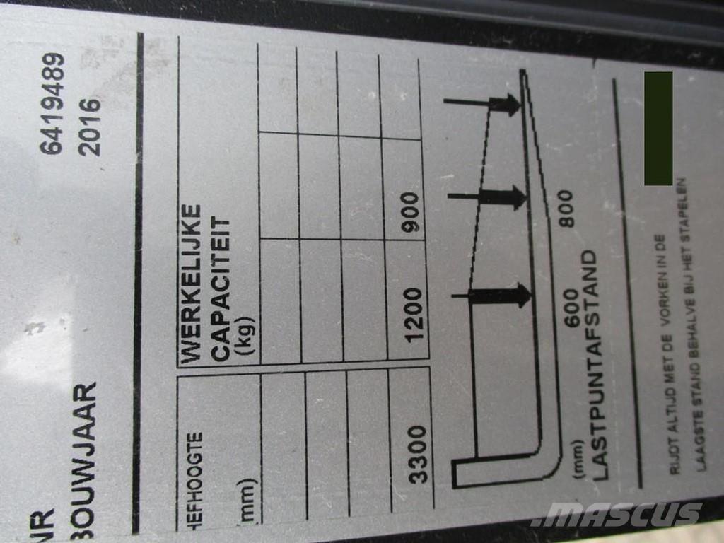 Toyota SPE120 Pallettruck met meerij platform