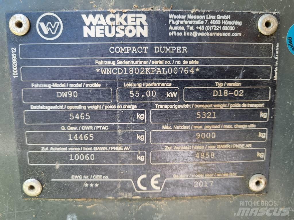 Wacker Neuson DW 90 Mini Dumpers