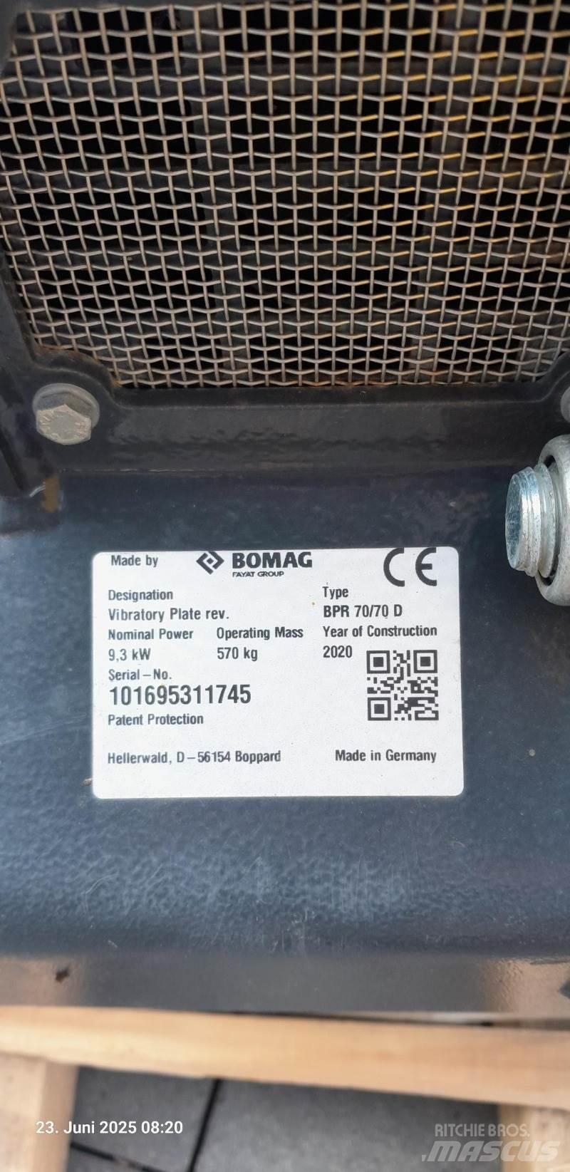 Bomag BPR 70/70 DE Trilmachines