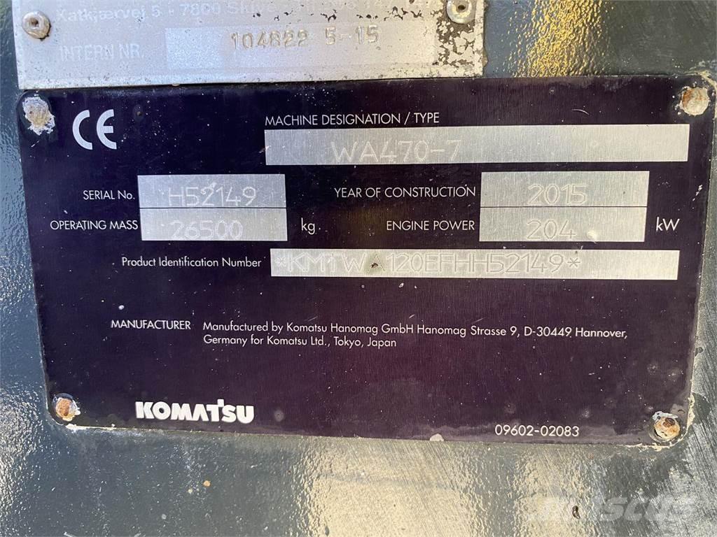 Komatsu WA470-7 Wielladers