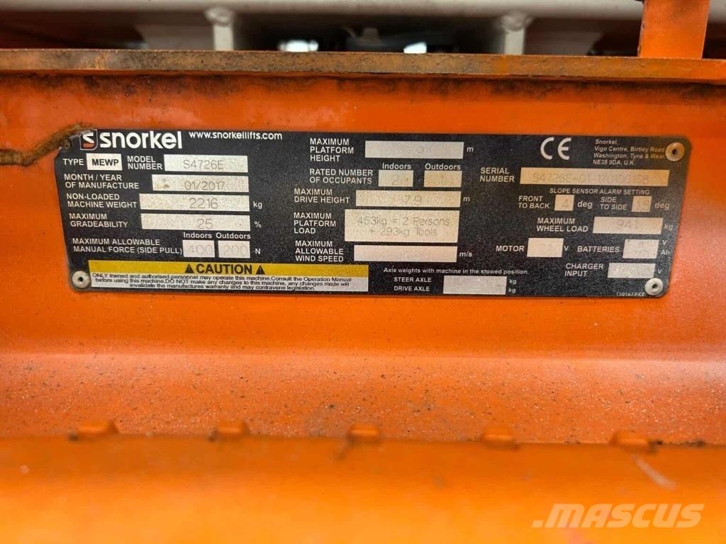 Snorkel S 4726 E Schaarhoogwerkers