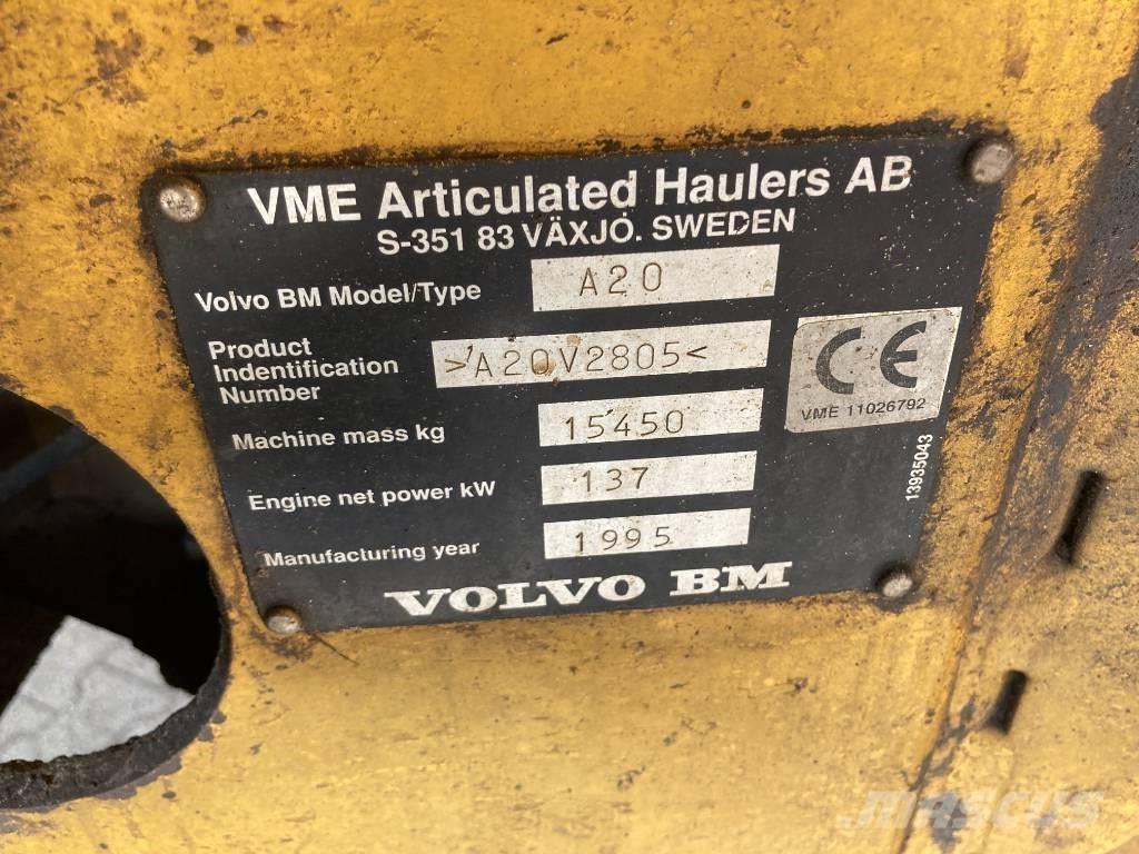 Volvo A 20 6x6 Knik dumptrucks