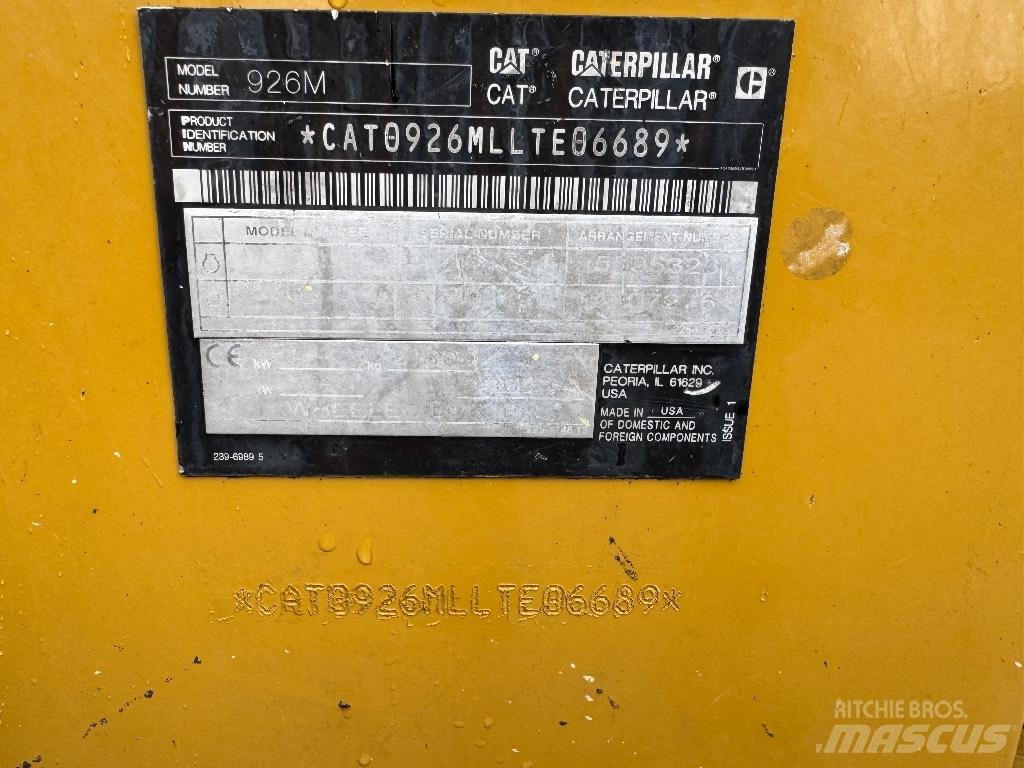 CAT 926 M Wielladers