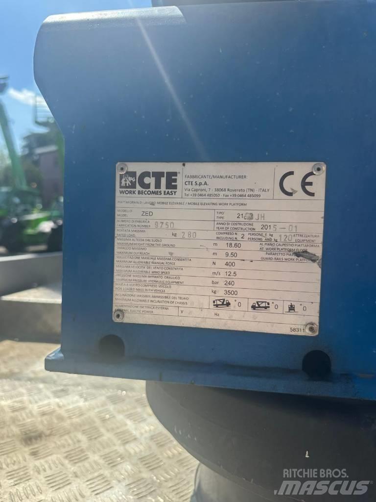 CTE ZED 21.2 JH Auto hoogwerkers