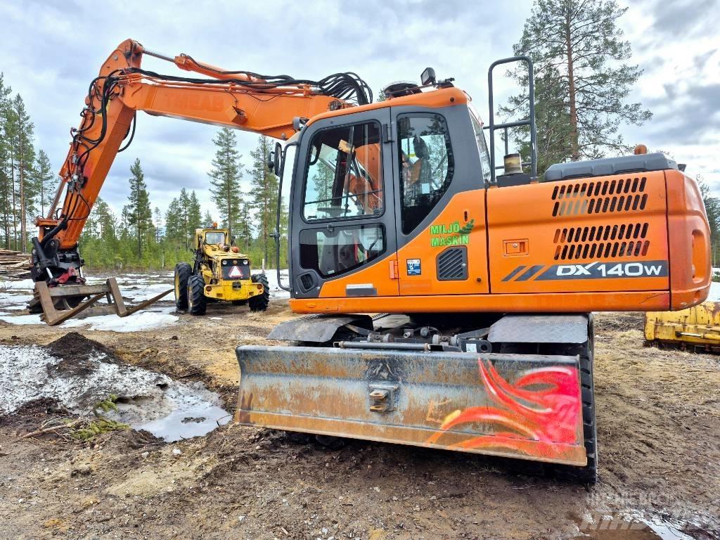 Doosan DX 140 W-3 Wielgraafmachines