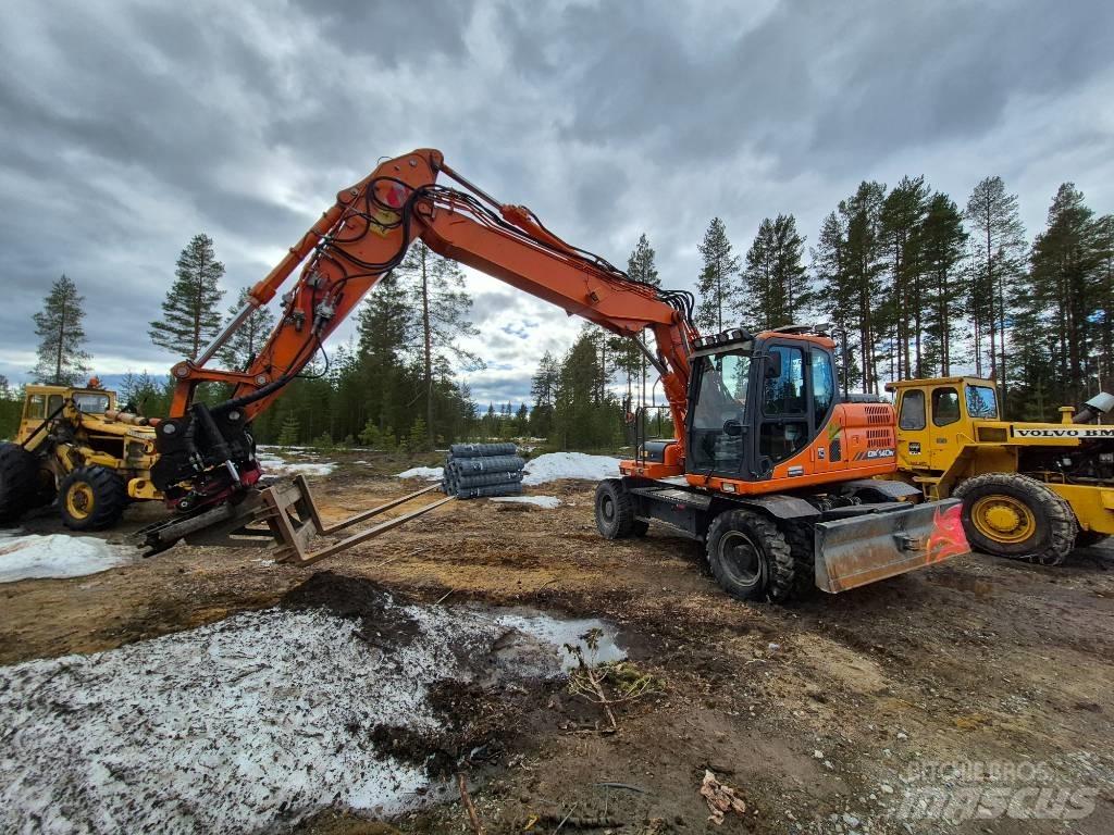 Doosan DX 140 W-3 Wielgraafmachines