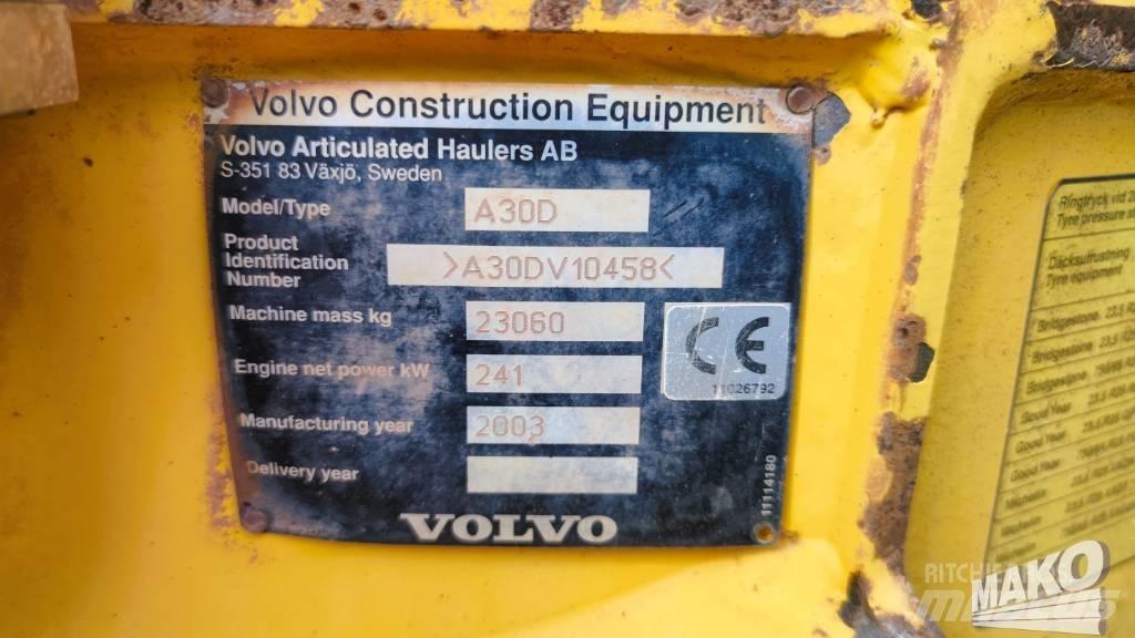 Volvo A 30 D Knik dumptrucks