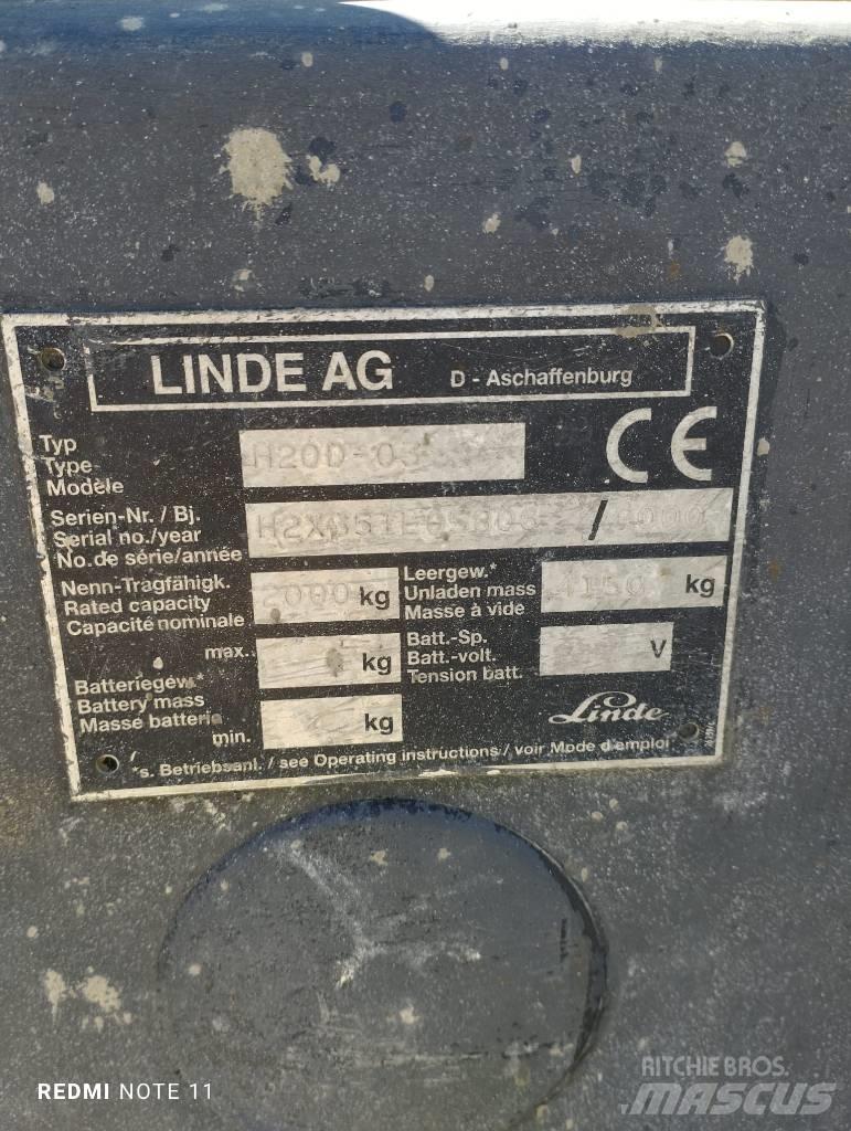 Linde H 20 D Diesel heftrucks