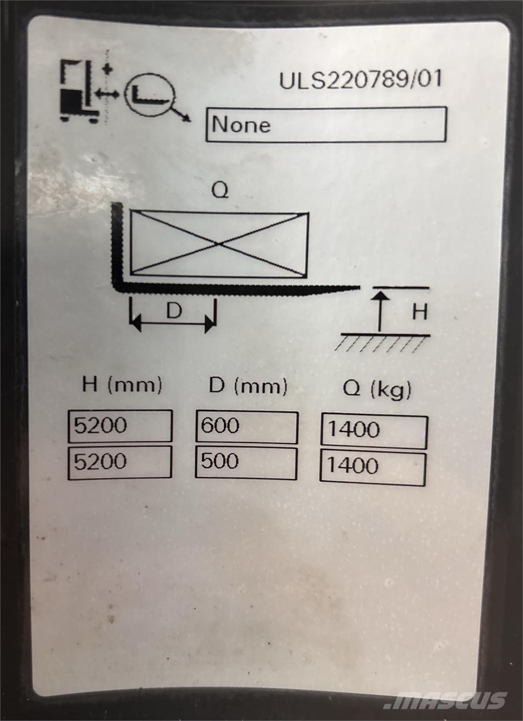 Atlet ULS140 Reachtruck voor hoog niveau