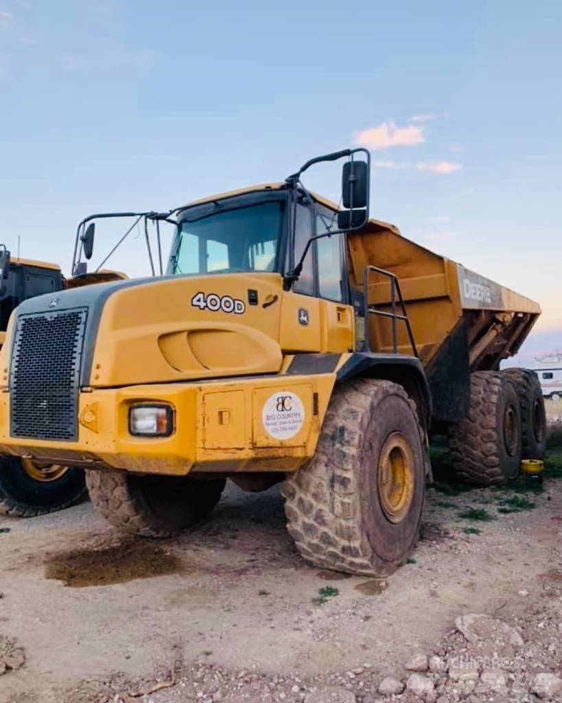 John Deere 400 D Knik dumptrucks